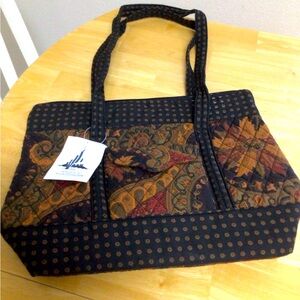 Misty Harbor Bag in Brown Floral Print